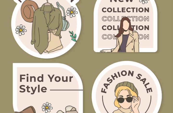 Fashionista Stickers